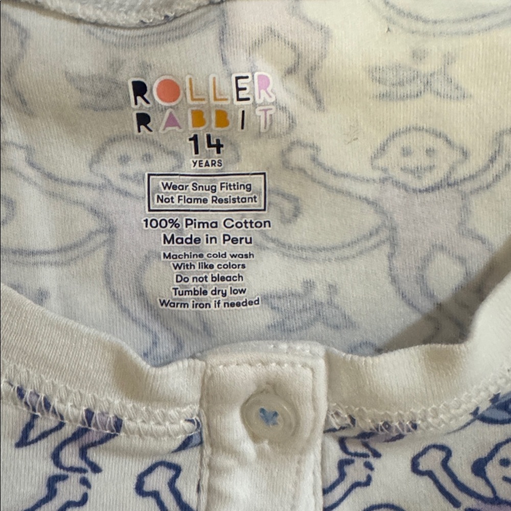 Roller Rabbit Monkey Pajama Top - Picture 9 of 10